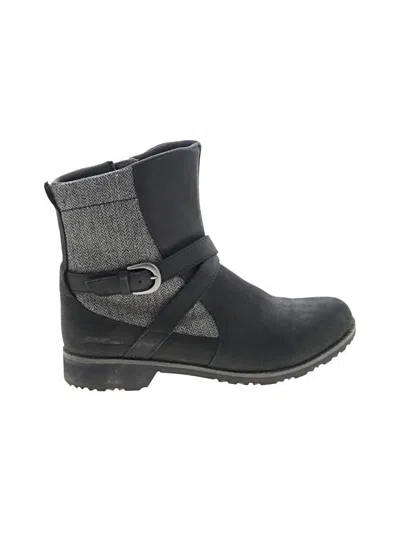 Pre-owned Eddie Bauer Ankle Boots In Black