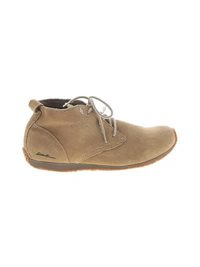 Pre-owned Eddie Bauer Ankle Boots In Tan