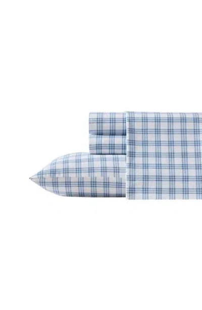 Eddie Bauer Arrowhead Tartan Plaid Print Flannel Sheet Set In Multi