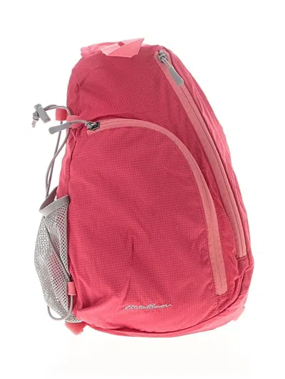 Pre-owned Eddie Bauer Backpack In Pink