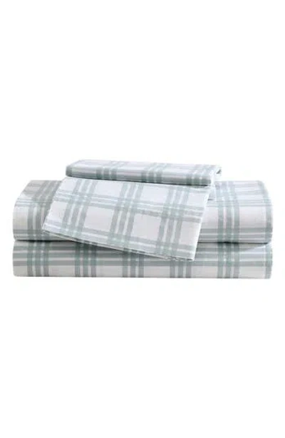 Eddie Bauer Basic Plaid Sheet Set In Blue