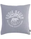 Eddie Bauer Bear Outdoor Outfitters Square Pillow Cover