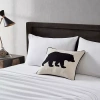 Eddie Bauer Bear Rectangular Throw Pillow In Black