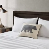 Eddie Bauer Bear Rectangular Throw Pillow In Gray