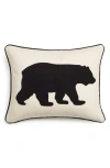 Eddie Bauer Bear Throw Pillow In Black