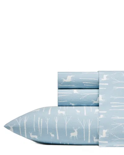 EDDIE BAUER EDDIE BAUER BIRCH FOREST FLANNEL SHEET SET