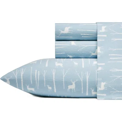 Eddie Bauer Birch Forest Sheet Set In Lt-pastel Blue