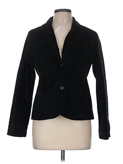 Pre-owned Eddie Bauer Blazer Jacket In Black