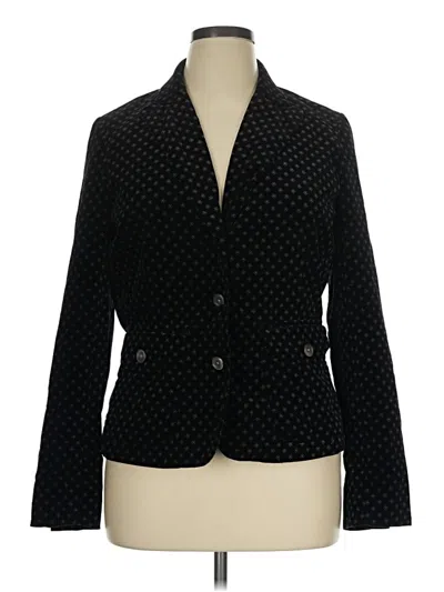 Pre-owned Eddie Bauer Blazer Jacket In Black