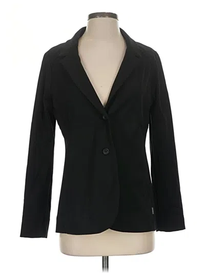 Pre-owned Eddie Bauer Blazer Jacket In Black