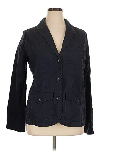 Pre-owned Eddie Bauer Blazer Jacket In Blue