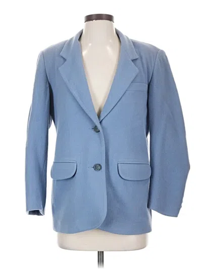 Pre-owned Eddie Bauer Blazer Jacket In Blue