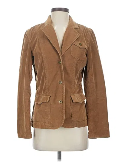 Pre-owned Eddie Bauer Blazer Jacket In Brown
