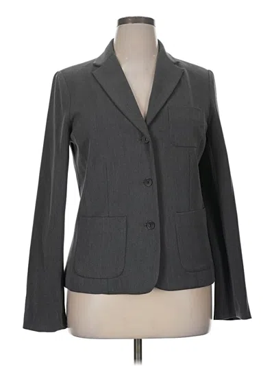 Pre-owned Eddie Bauer Blazer Jacket In Gray