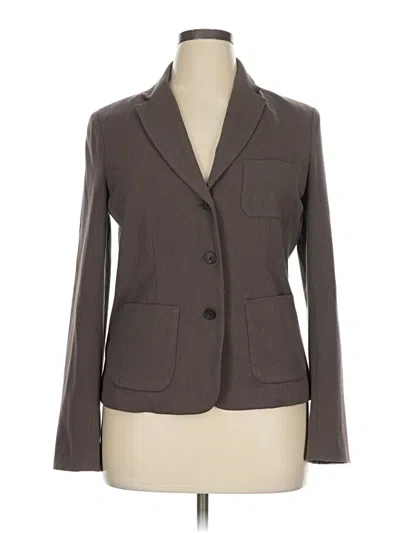 Pre-owned Eddie Bauer Blazer Jacket In Gray