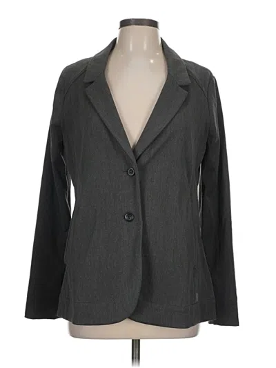 Pre-owned Eddie Bauer Blazer Jacket In Gray