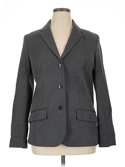 Pre-owned Eddie Bauer Blazer Jacket In Gray