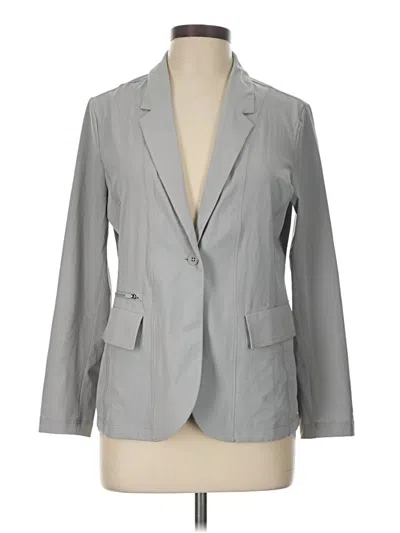 Pre-owned Eddie Bauer Blazer Jacket In Gray