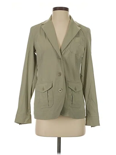 Pre-owned Eddie Bauer Blazer Jacket In Green