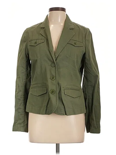 Pre-owned Eddie Bauer Blazer Jacket In Green