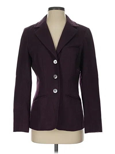 Pre-owned Eddie Bauer Blazer Jacket In Purple