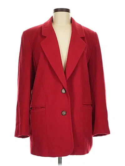 Pre-owned Eddie Bauer Blazer Jacket In Red