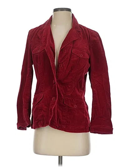 Pre-owned Eddie Bauer Blazer Jacket In Red