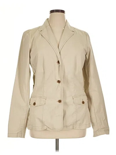 Pre-owned Eddie Bauer Blazer Jacket In Tan