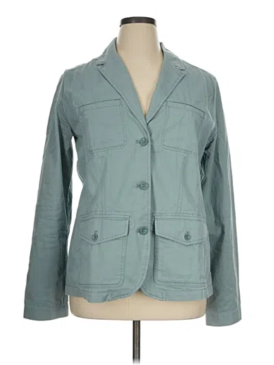 Pre-owned Eddie Bauer Blazer Jacket In Teal