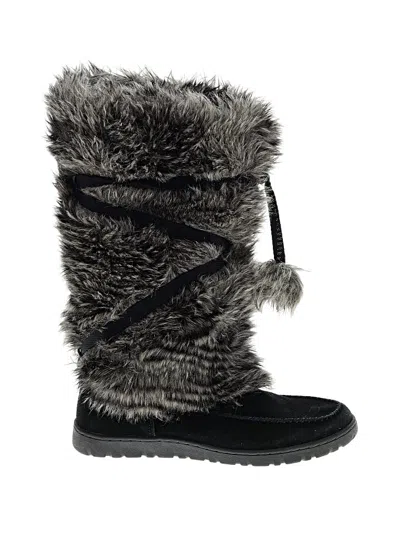 Pre-owned Eddie Bauer Boots In Gray