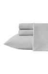 Eddie Bauer Highland Chill Solid Temperature Regulating Microfiber 4-pc. Sheet Set, Queen In Gray