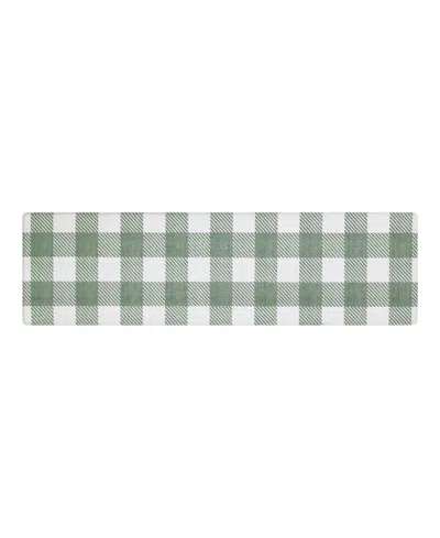 Eddie Bauer Buffalo Check Non-slip Kitchen Mat, 17.5" X 60" In Multi