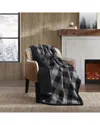 Eddie Bauer Cabin Plaid Flannel Reversible Throw Blanket