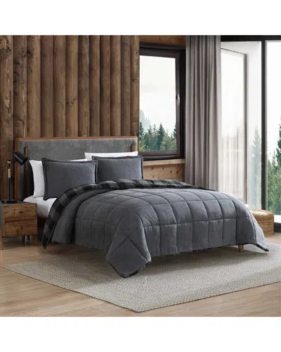 EDDIE BAUER EDDIE BAUER CABIN PLAID SOFT COMFORTER BEDDING SET