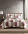 Eddie Bauer Camano Island Plaid 3-pc. Quilt Set, Full/queen In Red