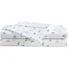 Eddie Bauer Camp 200 Thread Count Cotton Percale Twin Sheet Set In Dark Green