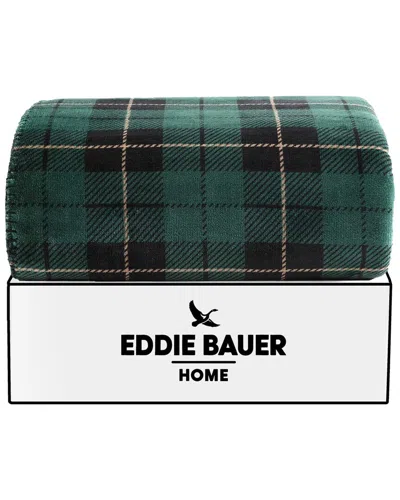 EDDIE BAUER EDDIE BAUER CAPITOL HILL COCO FLANNEL REVERSIBLE THROW BLANKET