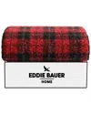 Eddie Bauer Capitol Hill Plaid Boucle Reversible Throw Blanket