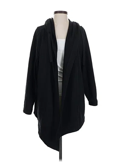 Pre-owned Eddie Bauer Cardigan Sweater In Black