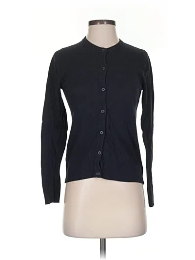 Pre-owned Eddie Bauer Cardigan Sweater In Black