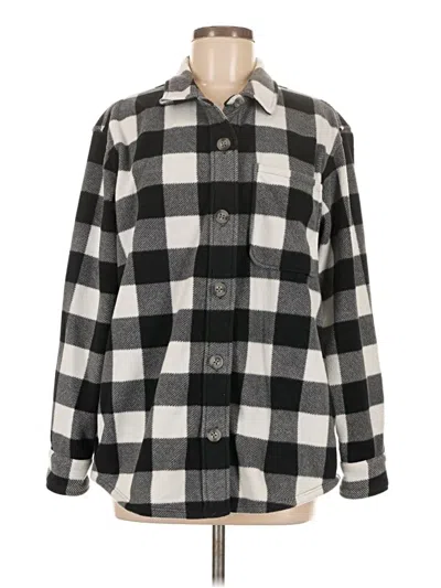 Pre-owned Eddie Bauer Cardigan Sweater In Black