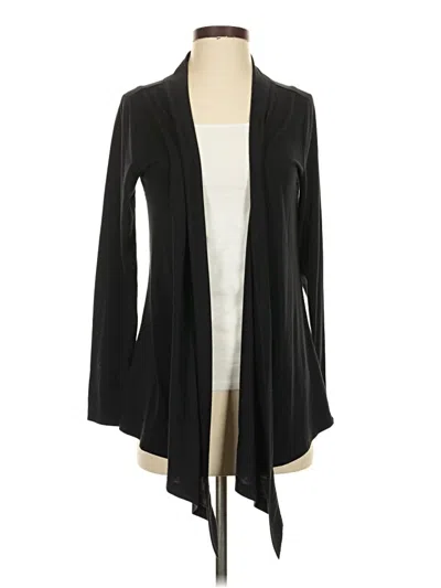 Pre-owned Eddie Bauer Cardigan Sweater In Black