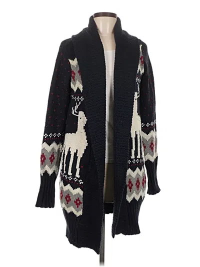 Pre-owned Eddie Bauer Cardigan Sweater In Black