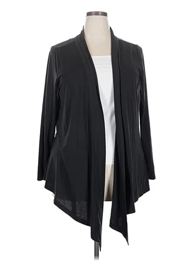 Pre-owned Eddie Bauer Cardigan Sweater In Black