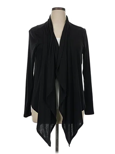 Pre-owned Eddie Bauer Cardigan Sweater In Black