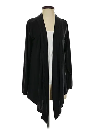 Pre-owned Eddie Bauer Cardigan Sweater In Black
