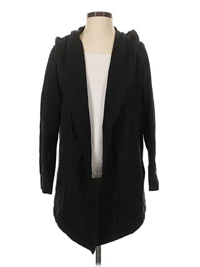 Pre-owned Eddie Bauer Cardigan Sweater In Black