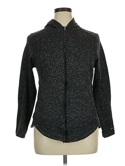 Pre-owned Eddie Bauer Cardigan Sweater In Black