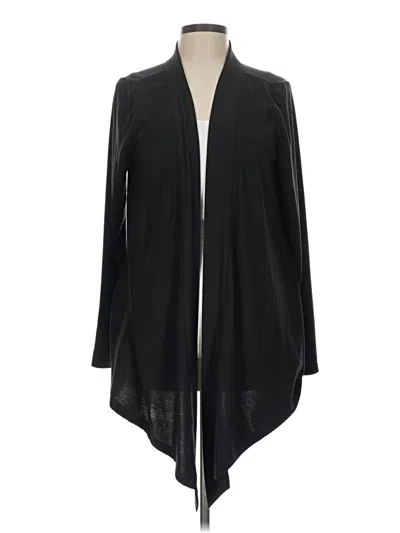 Pre-owned Eddie Bauer Cardigan Sweater In Black