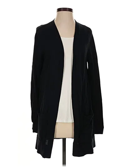 Pre-owned Eddie Bauer Cardigan Sweater In Black